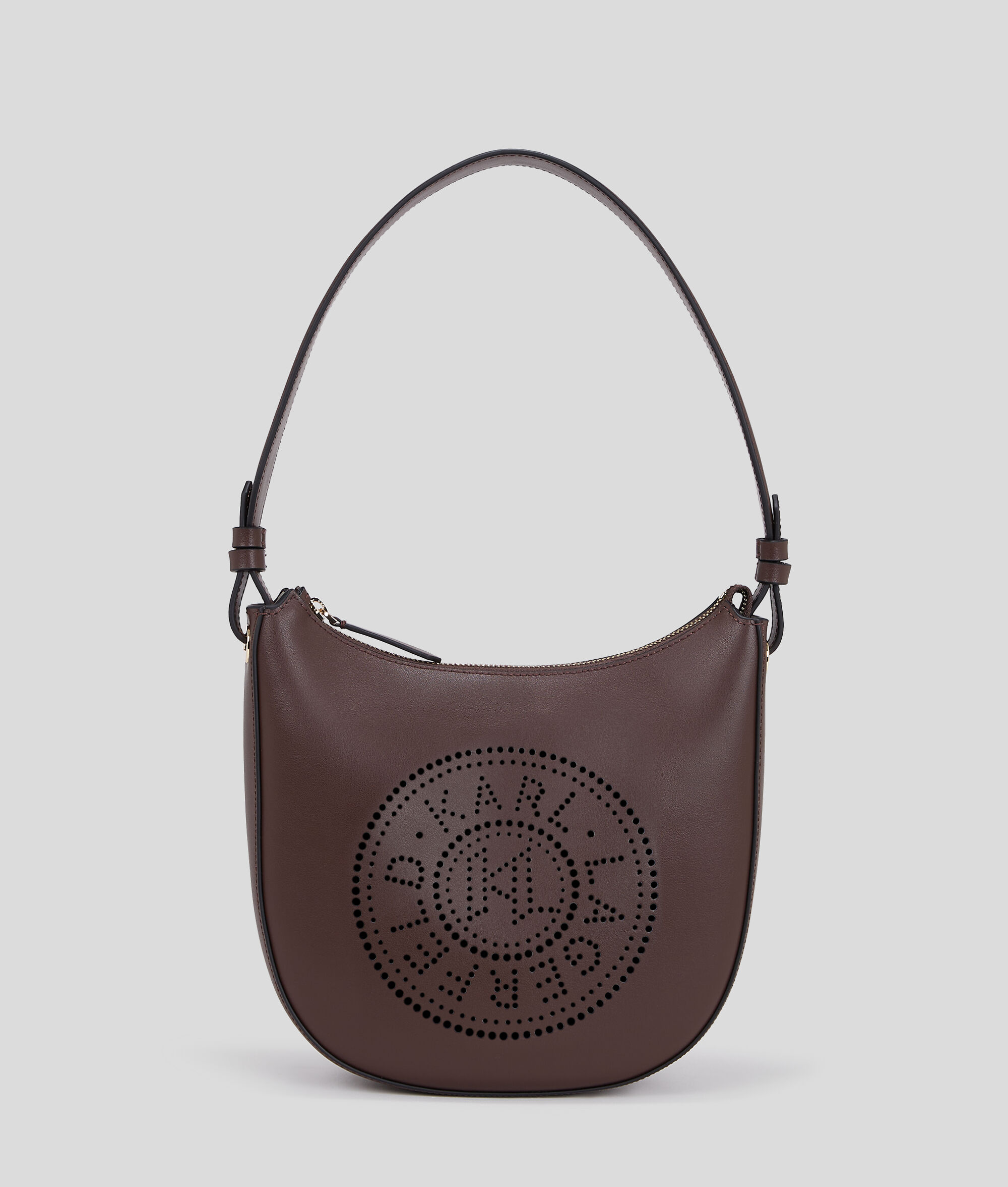 (image for) Dependable K/Circle Perforated Moon Shoulder Bag